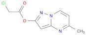 6-Chloro-5-methylpyrazolo[1,5-a]pyrimidin-2-yl acetate