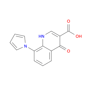 3-Quinolinecarboxylic acid, 1,4-dihydro-4-oxo-8-(1H-pyrrol-1-yl)-