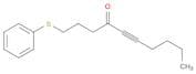 5-Decyn-4-one, 1-(phenylthio)-
