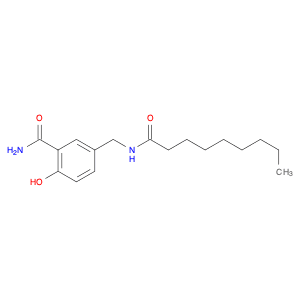 Benzamide, 2-hydroxy-5-[[(1-oxononyl)amino]methyl]-