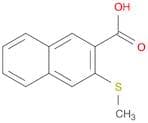 2-Naphthalenecarboxylic acid, 3-(methylthio)-