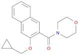 Morpholine, 4-[[3-(cyclopropylmethoxy)-2-naphthalenyl]carbonyl]-