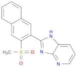 1H-Imidazo[4,5-b]pyridine, 2-[3-(methylsulfonyl)-2-naphthalenyl]-