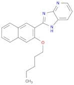 1H-Imidazo[4,5-b]pyridine, 2-[3-(pentyloxy)-2-naphthalenyl]-