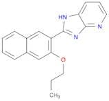 1H-Imidazo[4,5-b]pyridine, 2-(3-propoxy-2-naphthalenyl)-