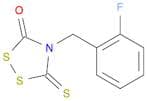 1,2,4-Dithiazolidin-3-one, 4-[(2-fluorophenyl)methyl]-5-thioxo-