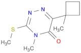 1,2,4-Triazin-5(4H)-one, 4-methyl-6-(1-methylcyclobutyl)-3-(methylthio)-