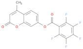 Benzoic acid, pentafluoro-, 4-methyl-2-oxo-2H-1-benzopyran-7-yl ester