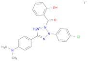 3-(4-CHLOROPHENYL)-5-(4-(DIMETHYLAMINO)PHENYL)-2-(2-HYDROXYBENZOYL)-2H-TETRAZOLIUM IODIDE