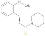 Piperidine, 1-[3-(2-methoxyphenyl)-1-thioxo-2-propenyl]-