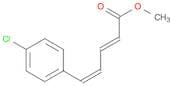 2,4-Pentadienoic acid, 5-(4-chlorophenyl)-, methyl ester, (E,Z)-