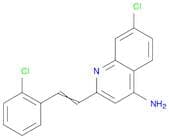 4-Quinolinamine, 7-chloro-2-[2-(2-chlorophenyl)ethenyl]-