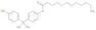 Dodecanoic acid, 4-[1-(4-hydroxyphenyl)-1-methylethyl]phenyl ester