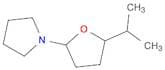 Pyrrolidine, 1-[tetrahydro-5-(1-methylethyl)-2-furanyl]-
