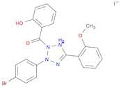 2H-Tetrazolium,3-(4-bromophenyl)-2-(2-hydroxybenzoyl)-5-(2-methoxyphenyl)-, iodide (1:1)