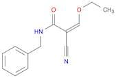 2-Propenamide, 2-cyano-3-ethoxy-N-(phenylmethyl)-, (Z)-