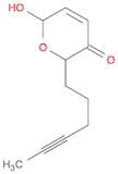 2H-Pyran-3(6H)-one, 2-(4-hexynyl)-6-hydroxy-