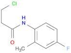 3-Chloro-N-(4-fluoro-2-methylphenyl)propanamide