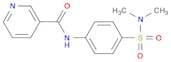 3-Pyridinecarboxamide, N-[4-[(dimethylamino)sulfonyl]phenyl]-
