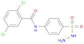 Benzenesulfonic acid, 4-[(2,5-dichlorobenzoyl)amino]-, hydrazide