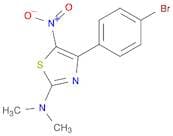 2-Thiazolamine, 4-(4-bromophenyl)-N,N-dimethyl-5-nitro-