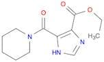 1H-Imidazole-4-carboxylic acid, 5-(1-piperidinylcarbonyl)-, ethyl ester