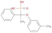 Phosphonic acid, [1-(3-methylphenoxy)-1-phenylethyl]-