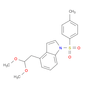 1H-Indole, 4-(2,2-dimethoxyethyl)-1-[(4-methylphenyl)sulfonyl]-
