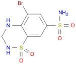 2H-1,2,4-Benzothiadiazine-7-sulfonamide,5-bromo-3,4-dihydro-, 1,1-dioxide