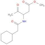 Pentanoic acid, 3-[(cyclohexylacetyl)amino]-4-oxo-, methyl ester