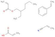 acrylic acid; 2-ethylhexyl prop-2-enoate; prop-2-enenitrile; styrene