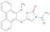 2(3H)-Oxazolone, 3-acetyl-5-[(10-methoxy-9-phenanthrenyl)oxy]-