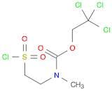Carbamic acid, [2-(chlorosulfonyl)ethyl]methyl-, 2,2,2-trichloroethyl ester
