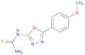 Thiourea, [5-(4-methoxyphenyl)-1,3,4-oxadiazol-2-yl]-