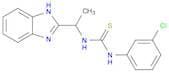 Thiourea, N-[1-(1H-benzimidazol-2-yl)ethyl]-N'-(3-chlorophenyl)-