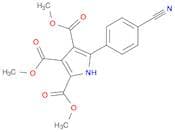 1H-Pyrrole-2,3,4-tricarboxylic acid, 5-(4-cyanophenyl)-, trimethyl ester