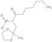 3-Nonanone, 1-(2-methyl-1,3-dioxolan-2-yl)-2-nitro-