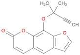 7H-Furo[3,2-g][1]benzopyran-7-one, 9-[(1,1-dimethyl-2-propynyl)oxy]-