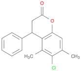 2H-1-Benzopyran-2-one, 6-chloro-3,4-dihydro-5,7-dimethyl-4-phenyl-