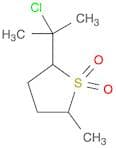 Thiophene, 2-(1-chloro-1-methylethyl)tetrahydro-5-methyl-, 1,1-dioxide