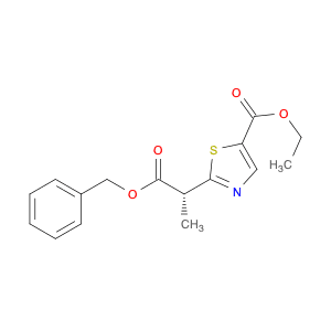 5-Thiazolecarboxylicacid, 2-[(1R)-1-[[(phenylmethoxy)carbonyl]amino]ethyl]-, ethyl ester
