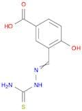 Benzoic acid, 3-[[(aminothioxomethyl)hydrazono]methyl]-4-hydroxy-