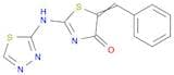 2-((1,3,4-Thiadiazol-2-yl)amino)-5-benzylidenethiazol-4(5H)-one