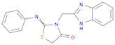 4-Thiazolidinone, 3-(1H-benzimidazol-2-ylmethyl)-2-(phenylimino)-