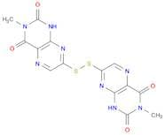 2,4(1H,3H)-Pteridinedione, 7,7'-dithiobis[3-methyl-