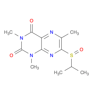 2,4(1H,3H)-Pteridinedione, 1,3,6-trimethyl-7-[(1-methylethyl)sulfinyl]-