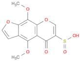 5H-Furo[3,2-g][1]benzopyran-6-sulfinic acid, 4,9-dimethoxy-5-oxo-