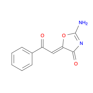 (5Z)-2-amino-5-phenacylidene-1,3-oxazol-4-one