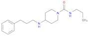 1-Piperidinecarboxamide, 4-[(3-phenylpropyl)amino]-N-propyl-