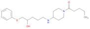 4-Piperidinamine, N-(4-hydroxy-5-phenoxypentyl)-1-(1-oxopentyl)-